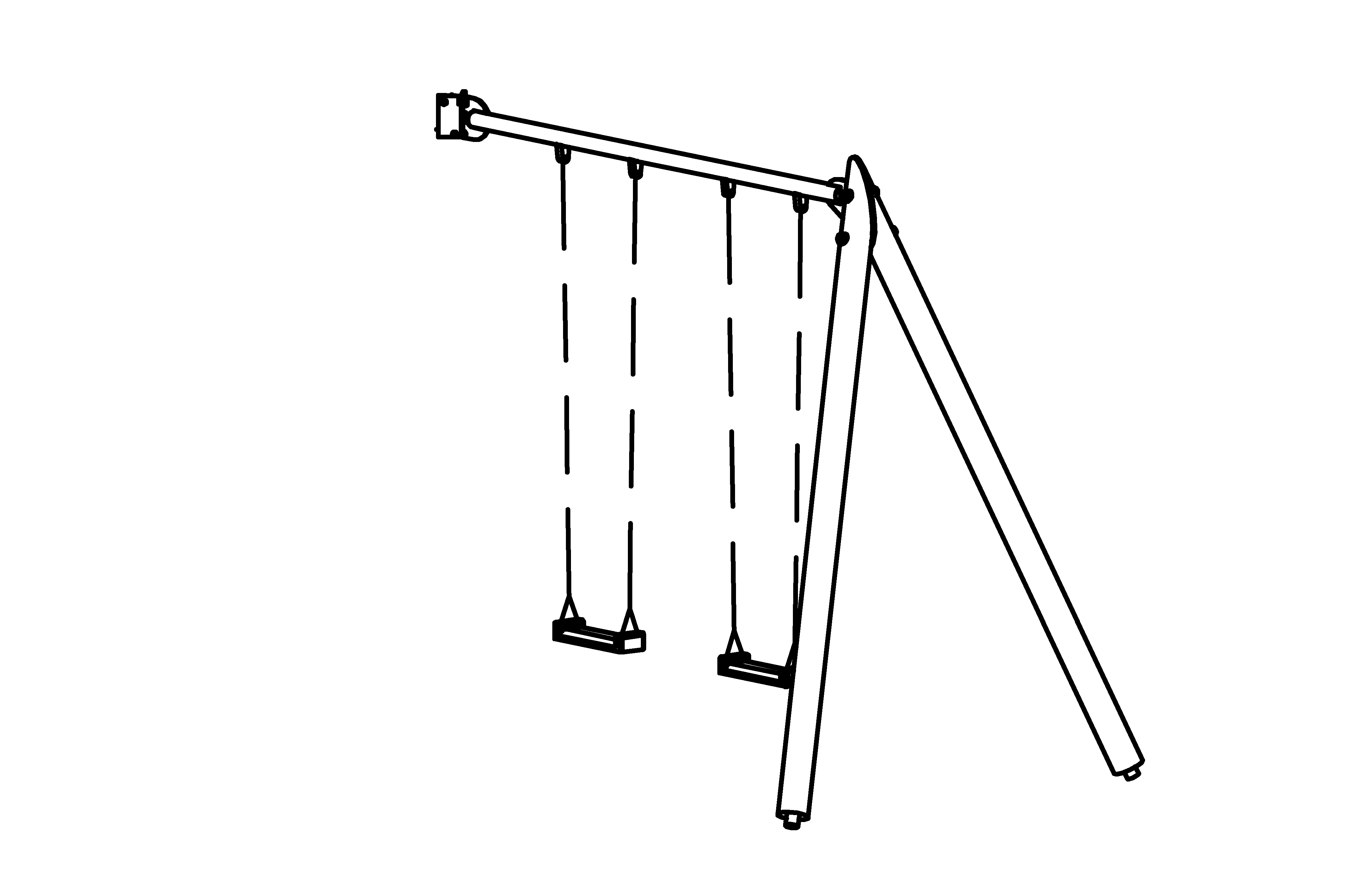 Double Swing special, height = 3 m