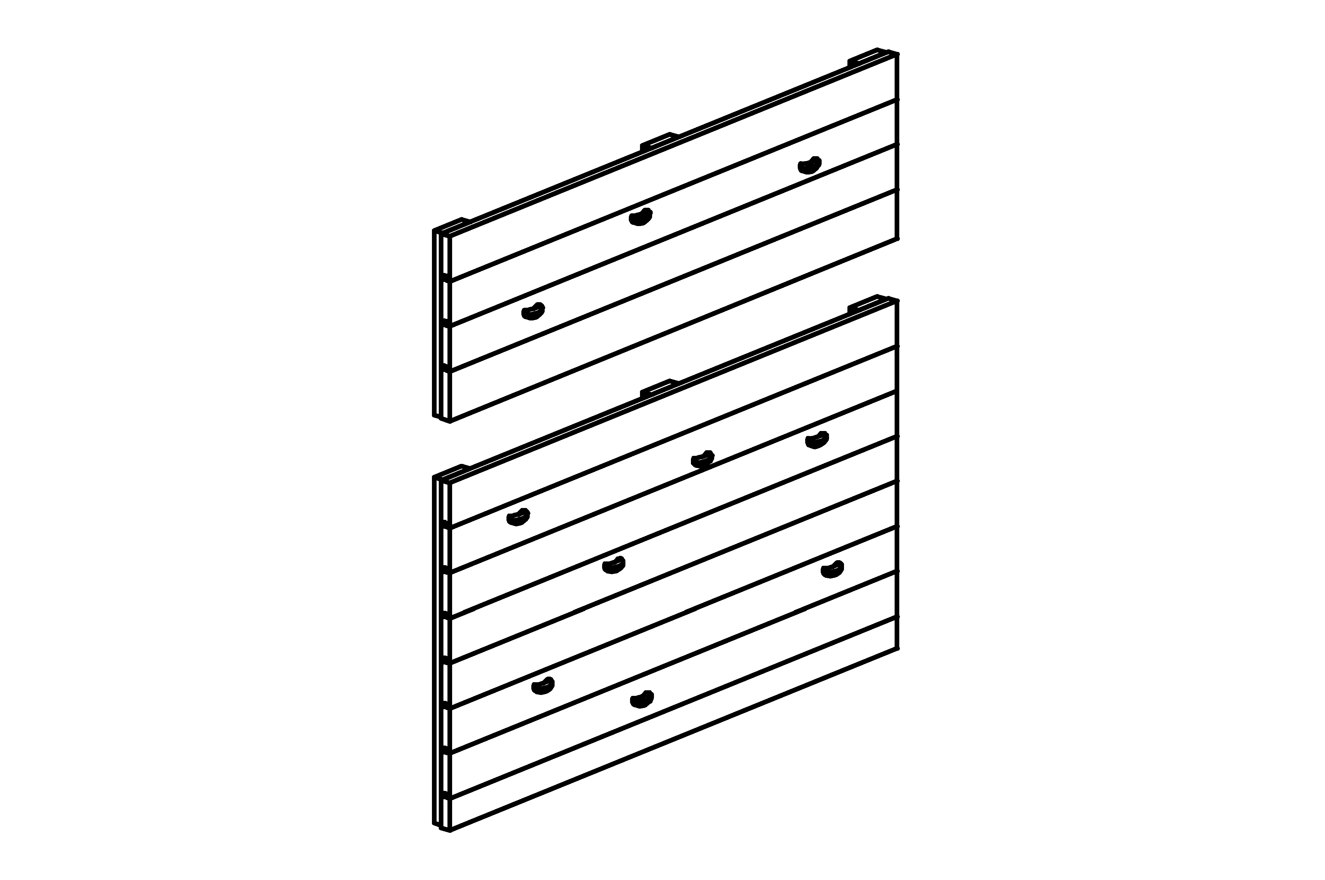 Climbing Wall for Platform with 13 climbing grips