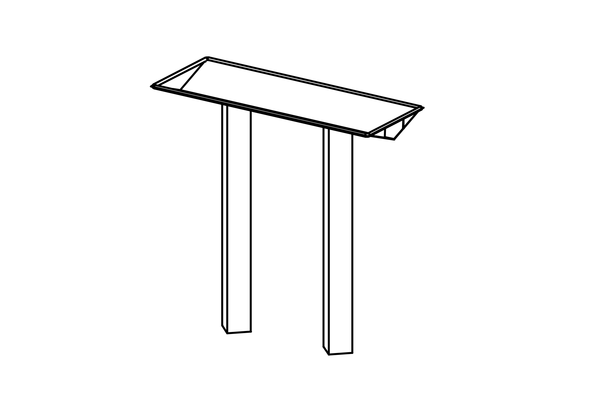 Water Tray, length = 1.50 m