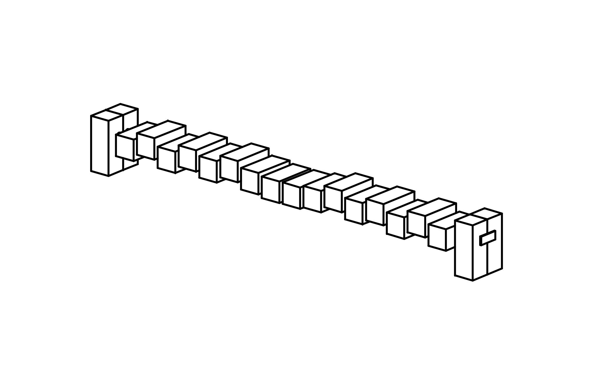 Balance Blocks, end frames of HDG steel