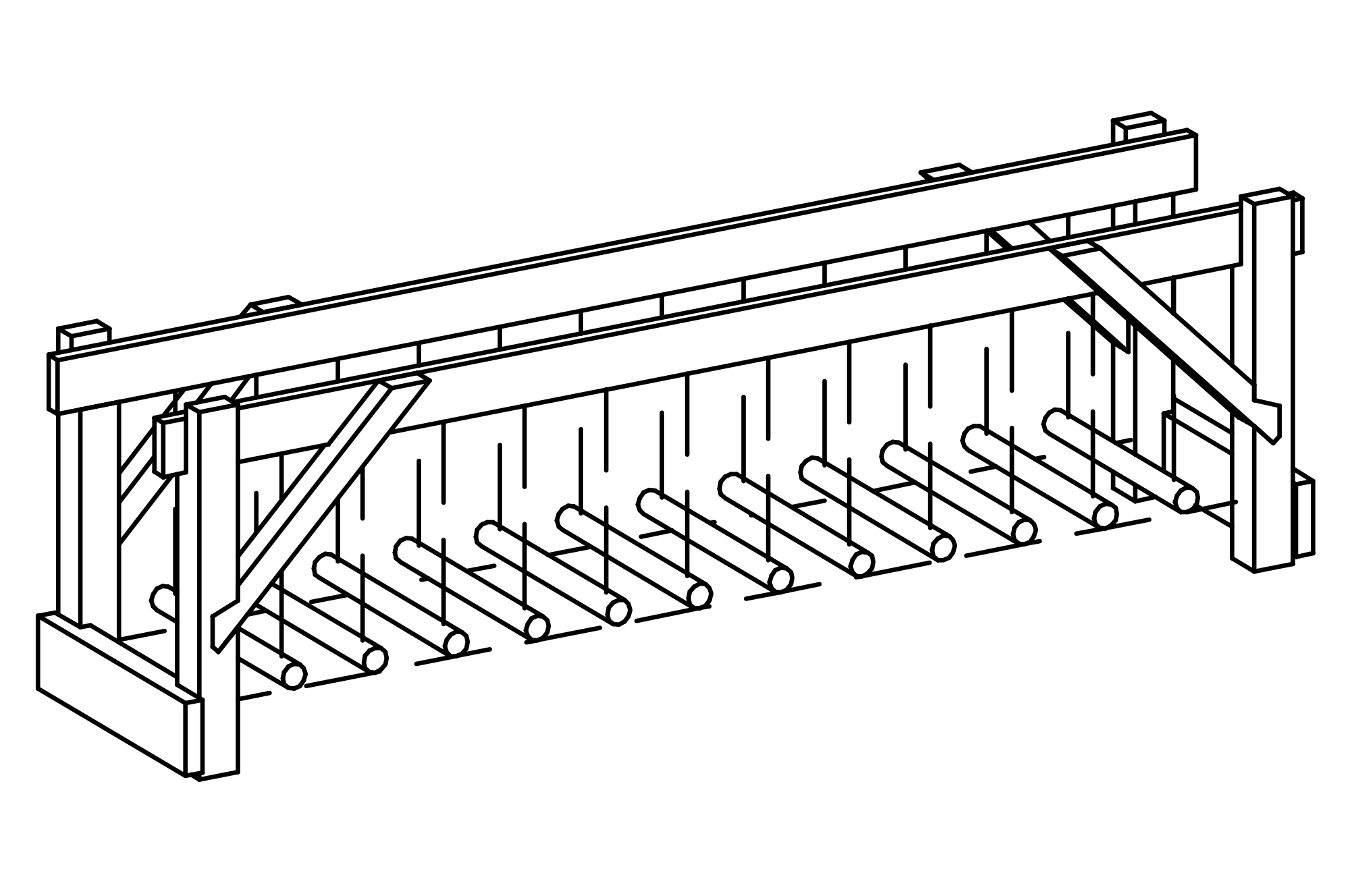 Free standing Chain Path