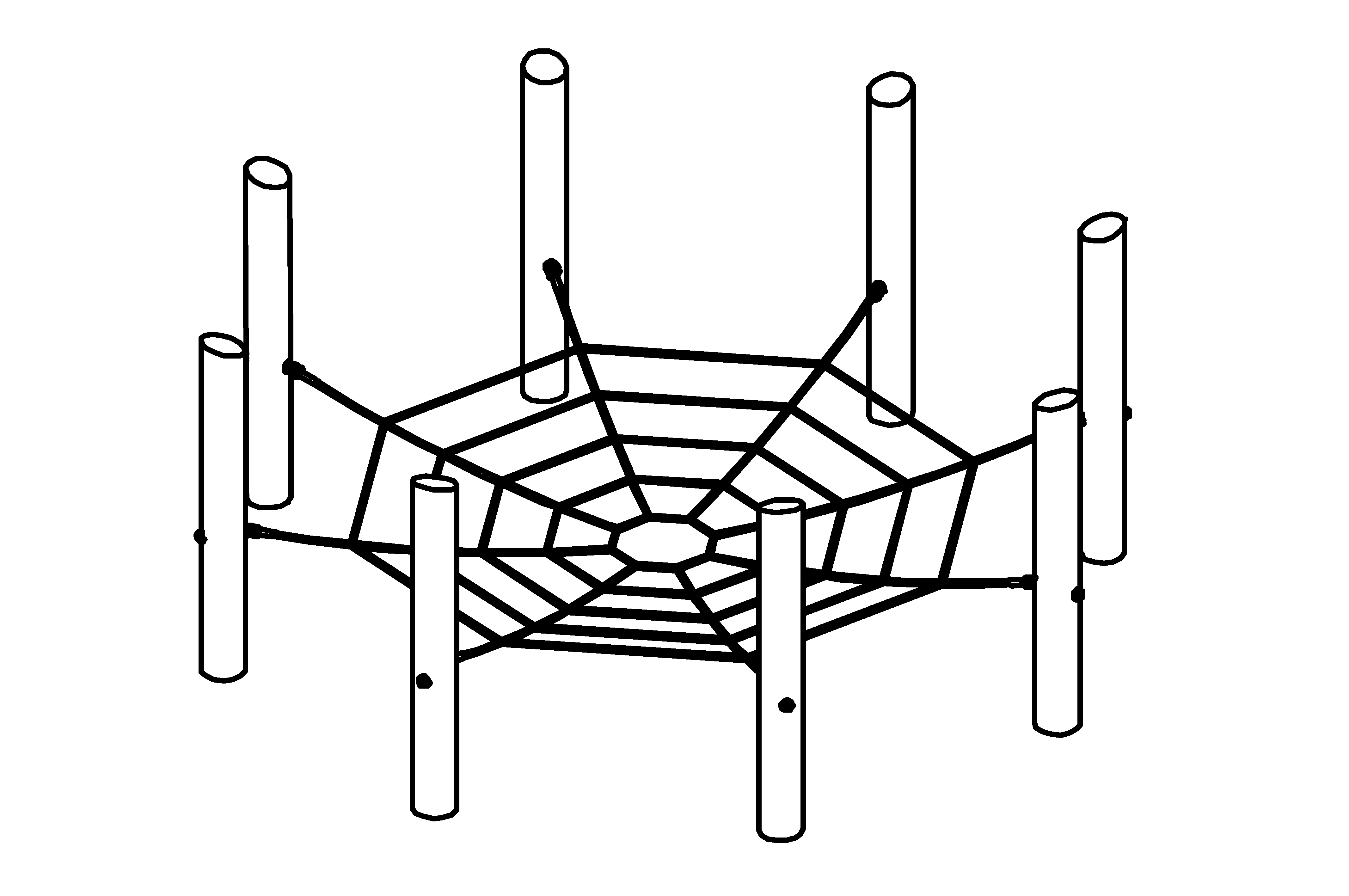 Spider Net horizontal