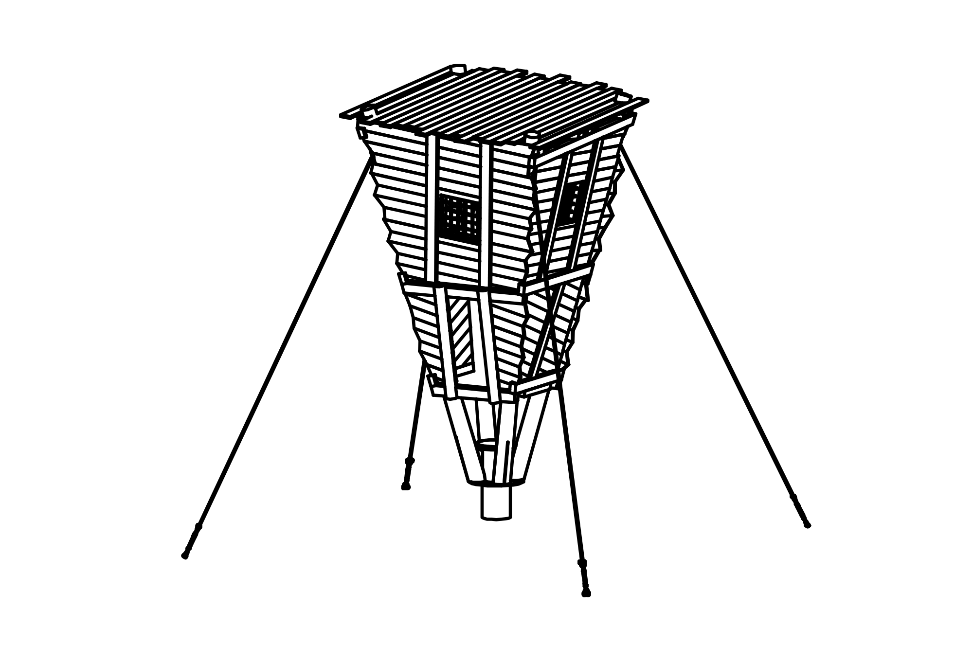 Topsy-Turvy Tree House