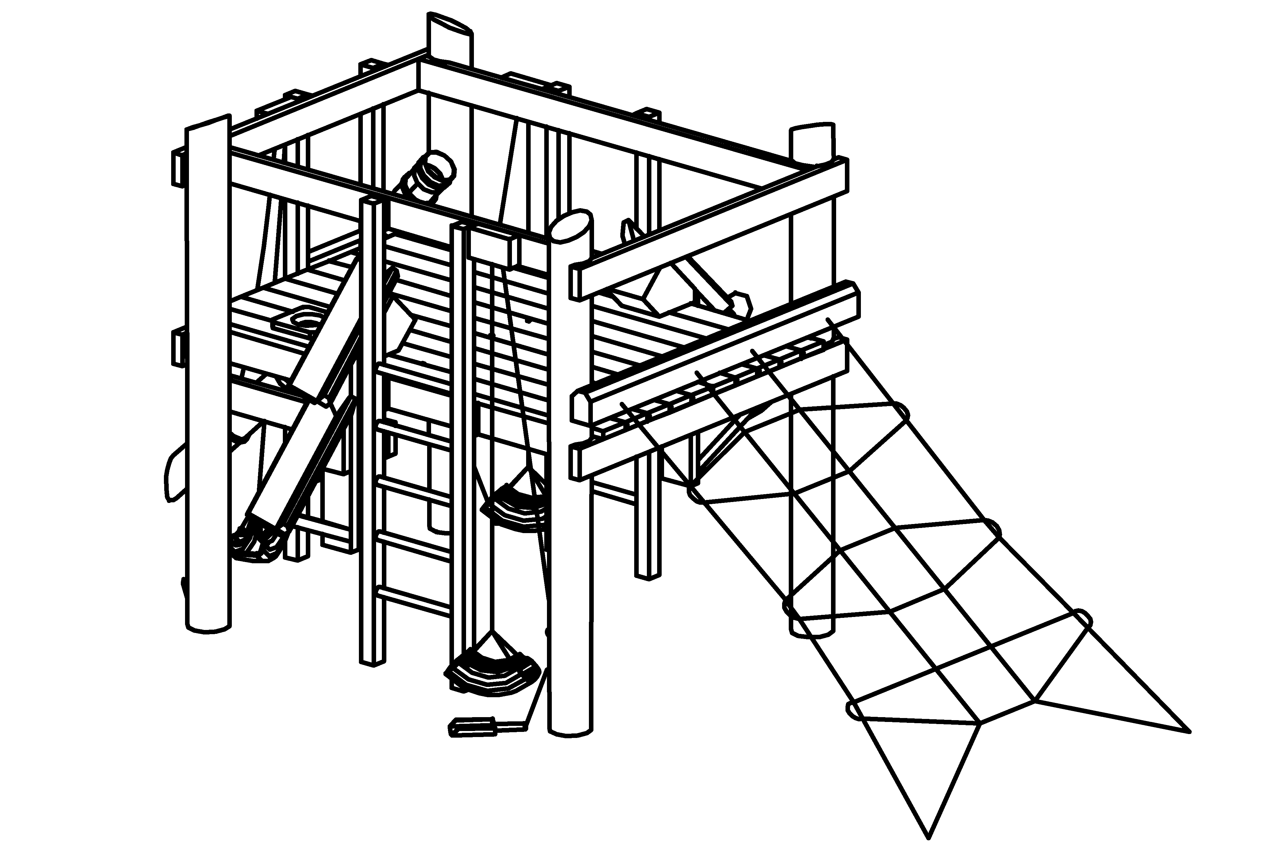 Building Site 02, made of larch